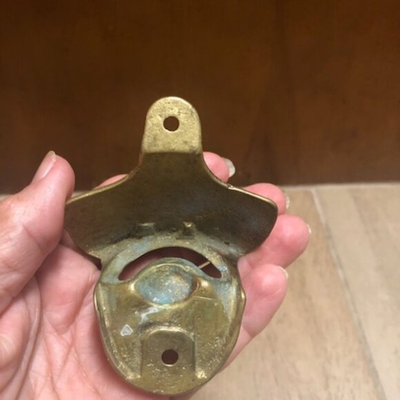 Vintage Brass Coca Cola Mounted Bottle Opener - Picture 2 of 2